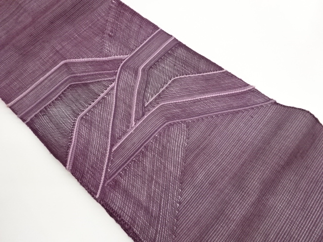 JAPANESE KIMONO / NAGOYA OBI FOR SUMMER / WOVEN WAVE 